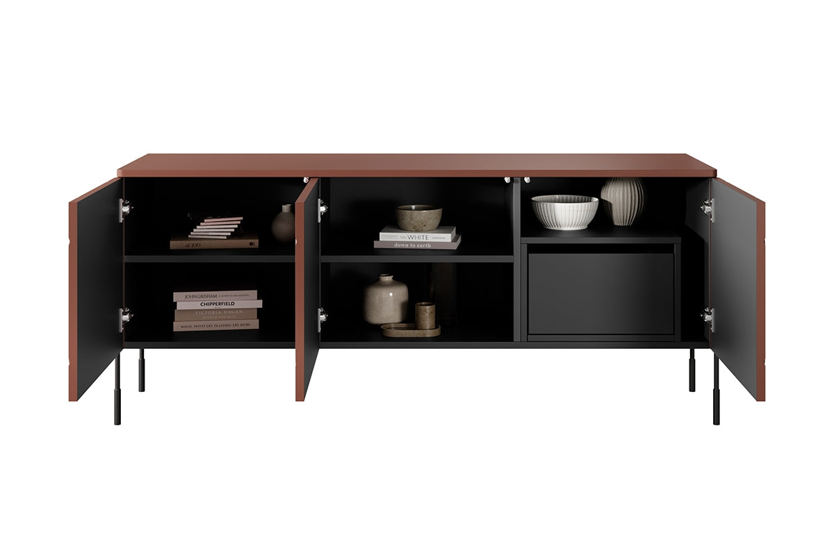 RTV kumode BARI ar atvilktni 154/65/45 terrakota - N1 Home