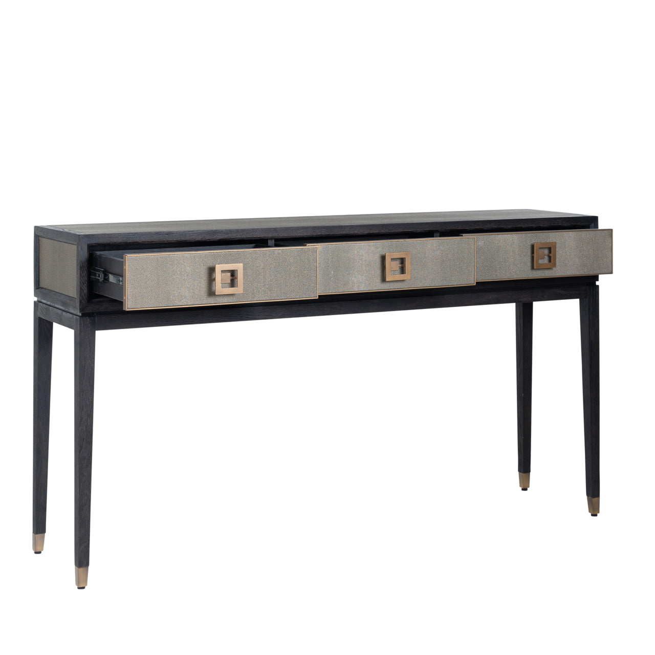 Konsole Bloomville gold Richmond Interiors 91,5/165/40 cm zelts/melns - N1 Home