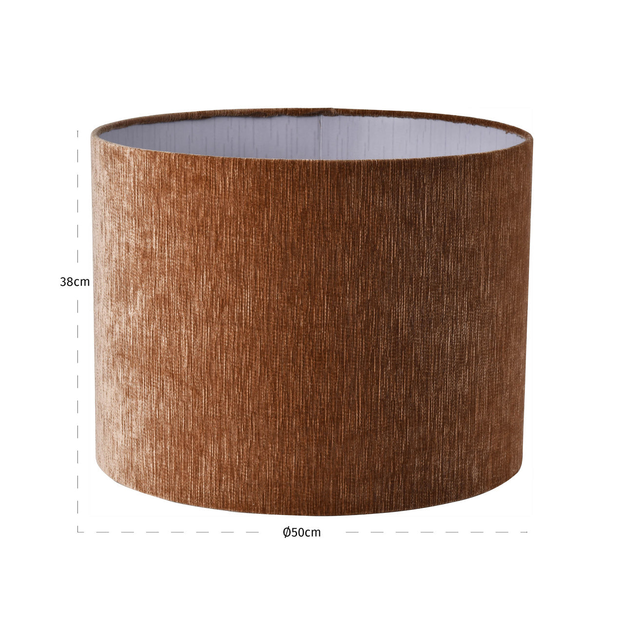 Abažūrs Ziba Richmond Interiors 40 cm; 50 cm Be straight mocha mousse