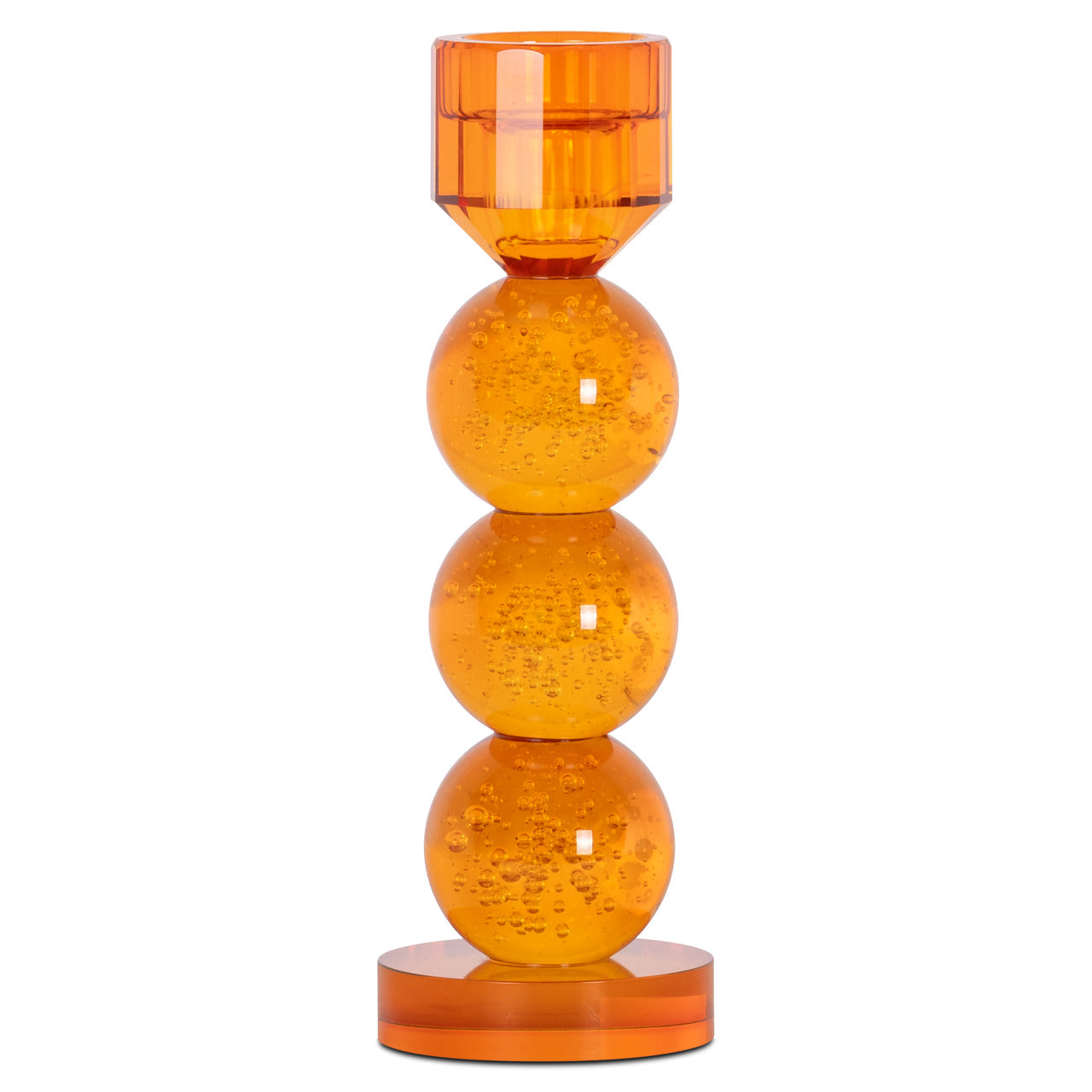 Svečturis Raylan orange small Richmond Interiors 24/8/8 cm oranža - N1 Home