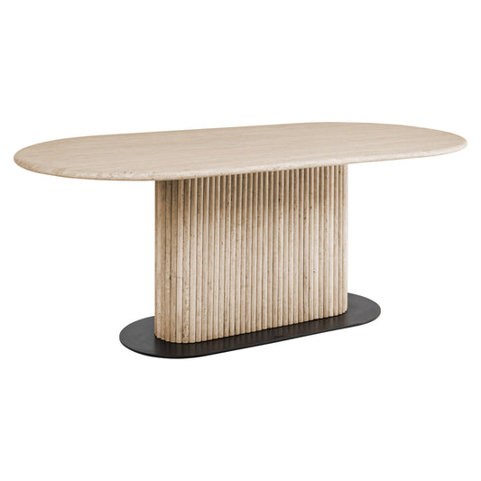 Galds La Cantera Richmond Interiors 200/76/100 cm bēšs