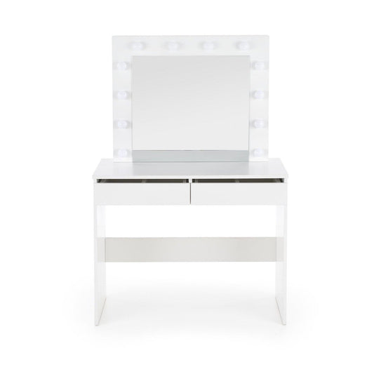 HLL balta konsole ar gaismu 94/43/140 cm - N1 Home