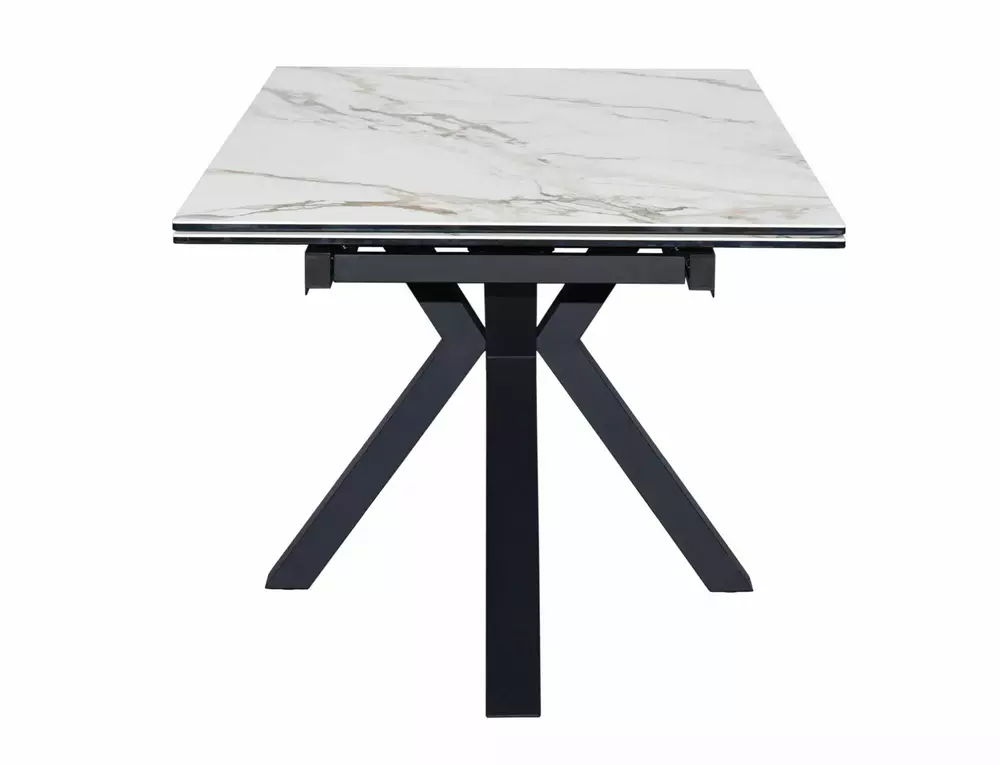Galds GOLDI 76/90/160(240) cm balts - N1 Home