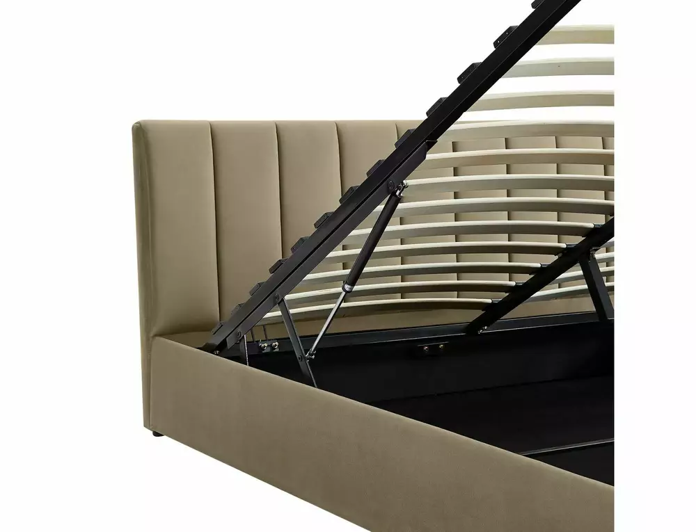 Gulta MOKKA 120/200; 140/200; 160/200 cm bēšs - N1 Home
