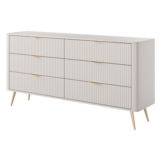Kumode Lanti 163/81/38 cm bēšs - N1 Home