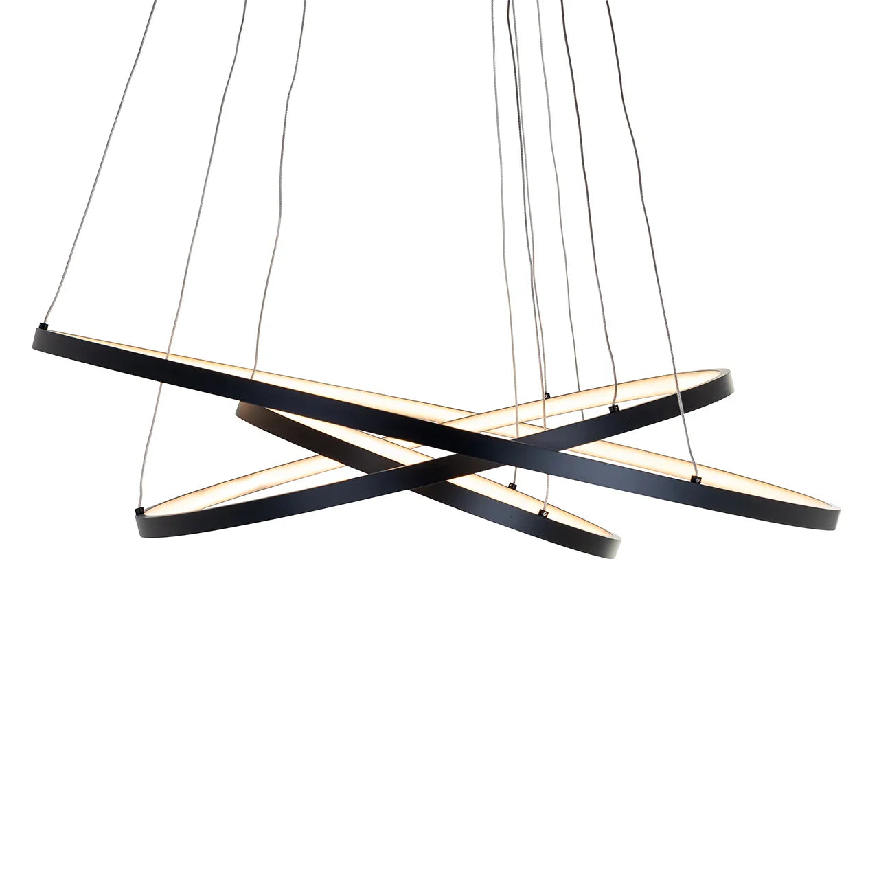 Lustra Richmond Interiors Amira 110/80/80 cm melns - N1 Home