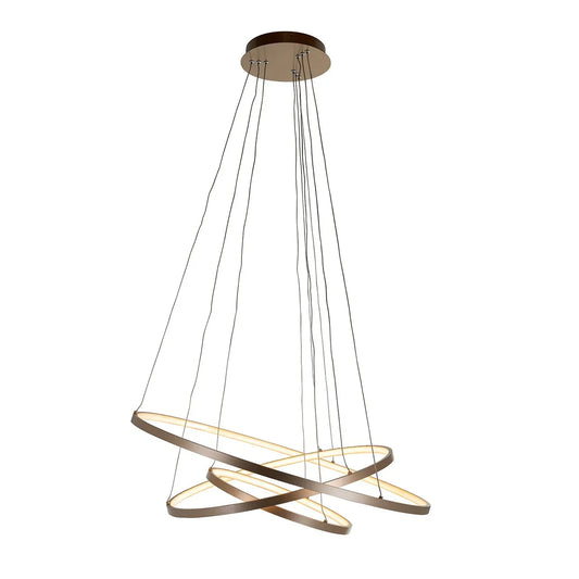 Lustra Richmond Interiors Amira 110/80/80 cm zelts - N1 Home