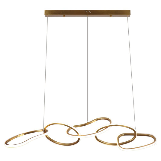 Lustra Richmond Interiors Flyn 124/32/22 cm zelts - N1 Home