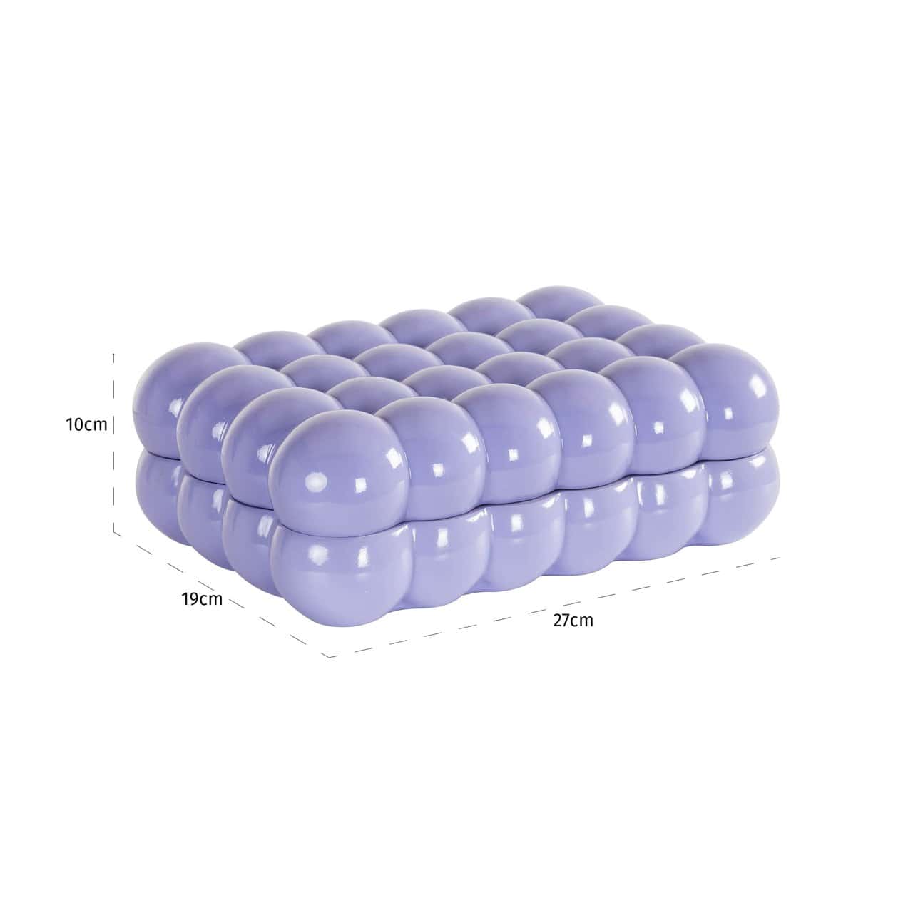 Uzglabāšanas kaste Cece  Richmond Interiors 28/10/20 cm purple