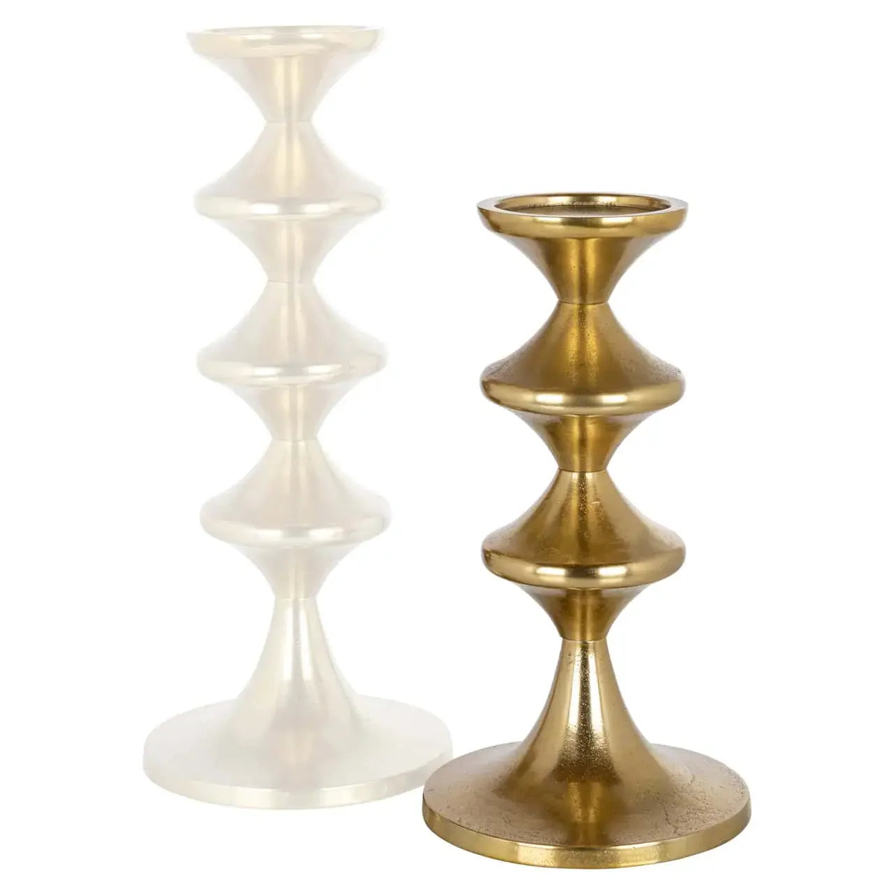 Svečturis Ayden gold small Richmond Interiors 37/20/20 cm zelts - N1 Home