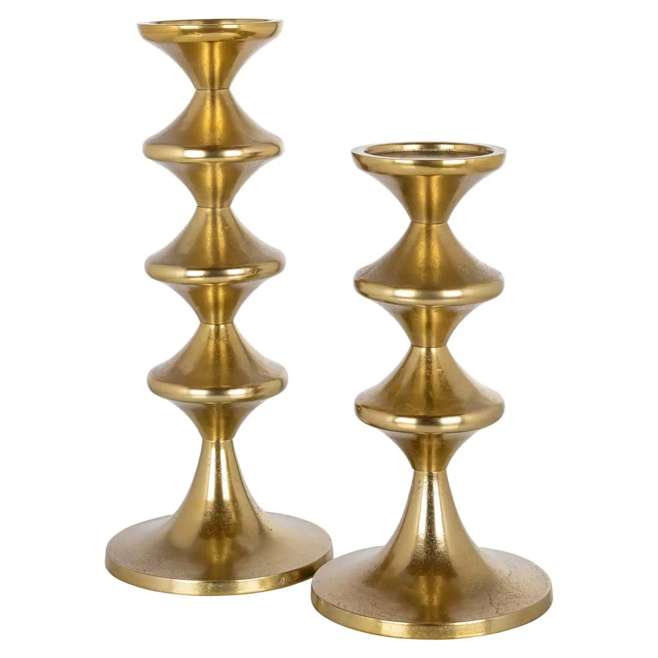 Svečturis Ayden gold small Richmond Interiors 37/20/20 cm zelts - N1 Home