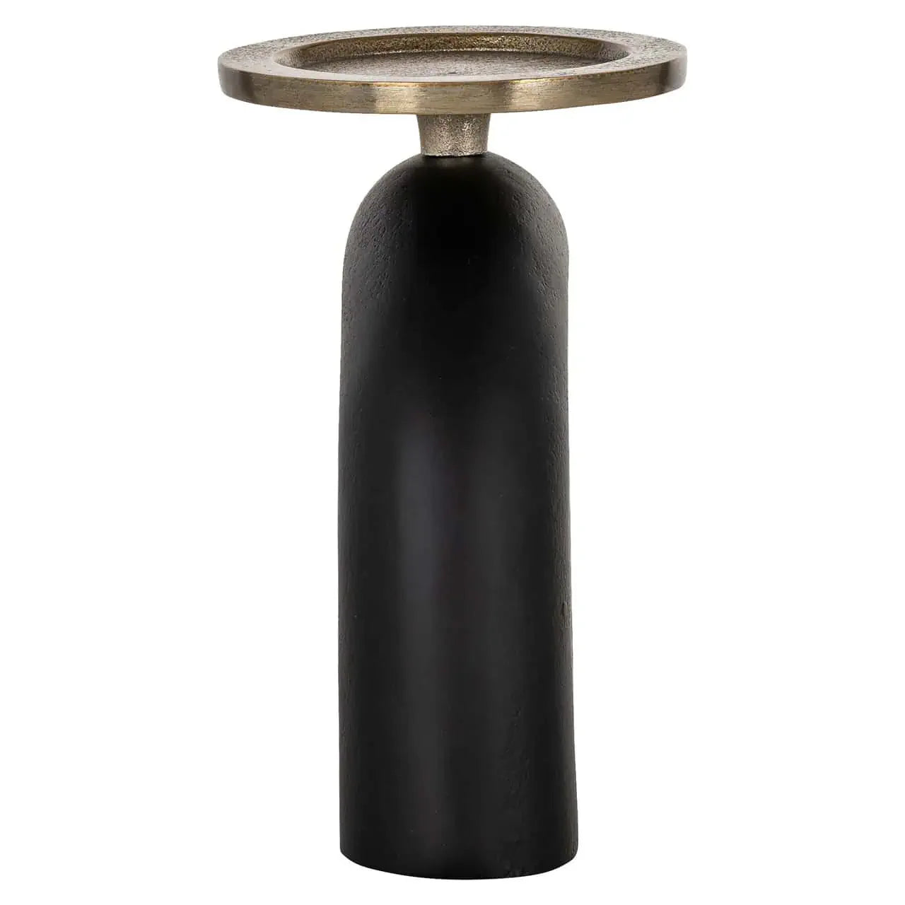 Svečturis Livi black/gold small Richmond Interiors 17/19/5 cm melns/zelts - N1 Home