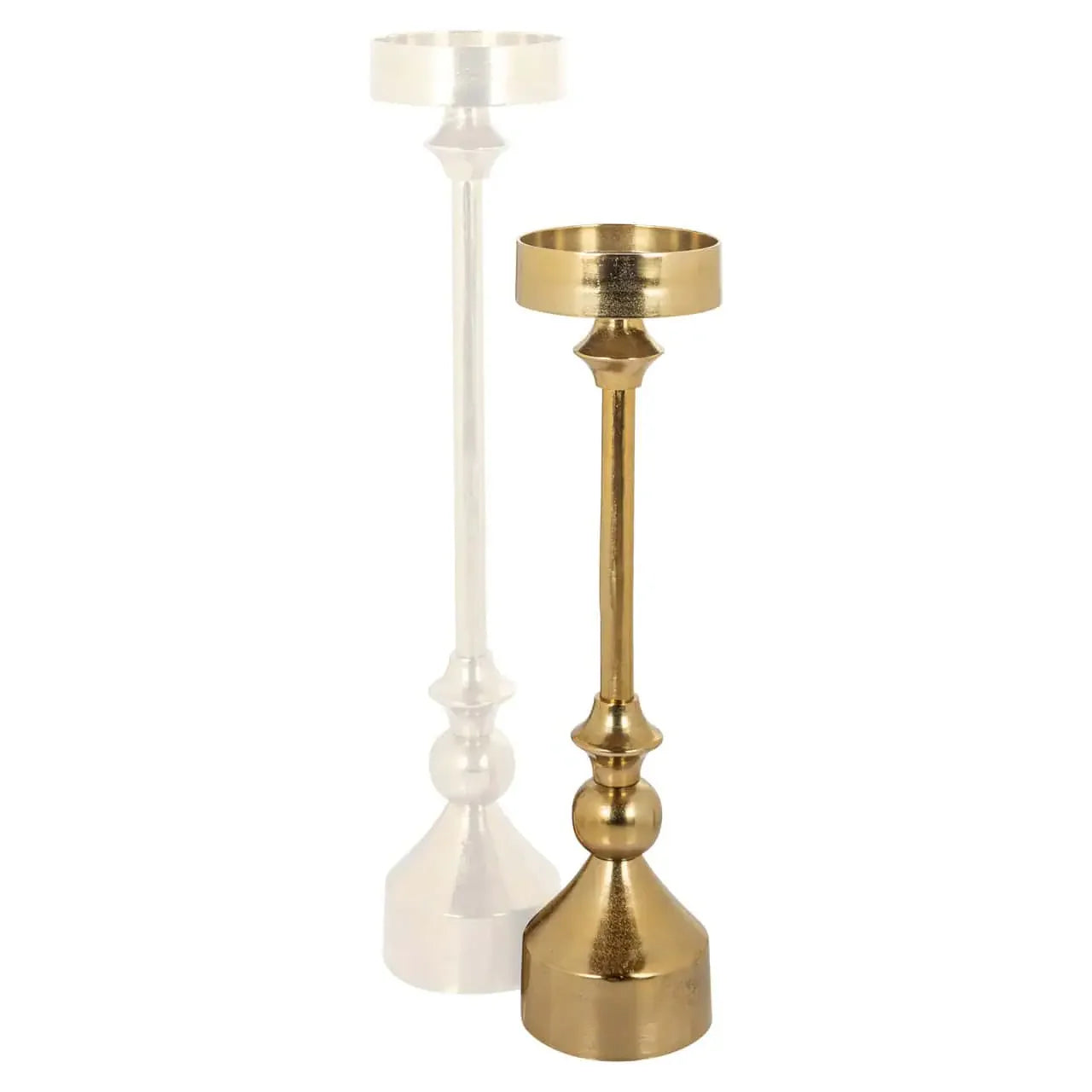 Svečturis Presley gold small Richmond Interiors 80/21/21 cm zelts - N1 Home