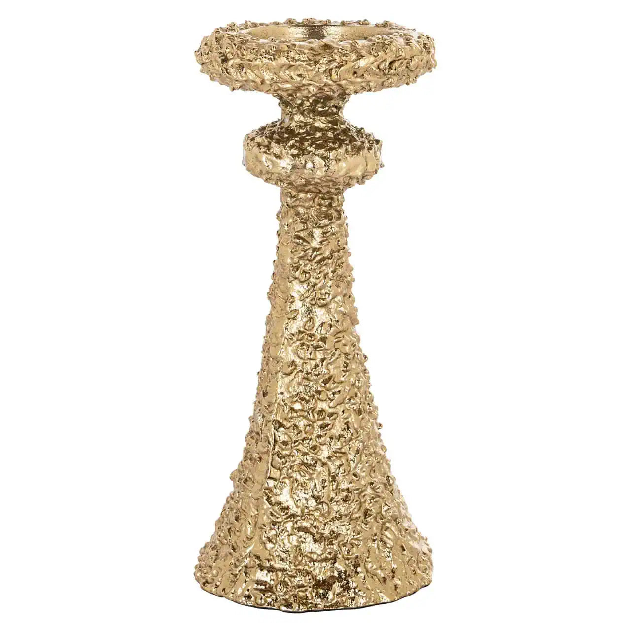 Svečturis July gold large Richmond Interiors 31/14/14 cm zelts - N1 Home