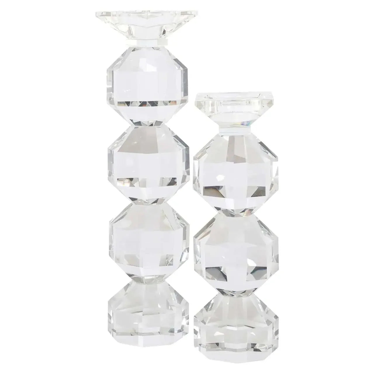 Svečturis Safia clear transparent large Richmond Interiors 33/10/10 cm stikls - N1 Home