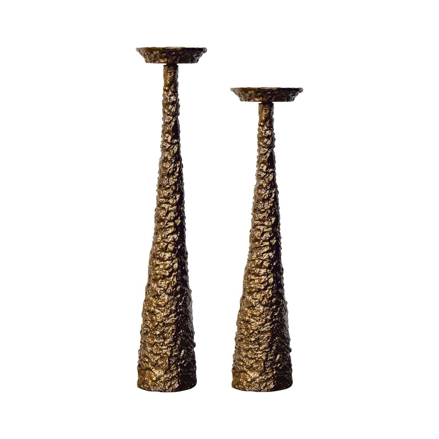 Svečturis Moan brushed gold small Richmond Interiors 52/13/13 cm zelts - N1 Home