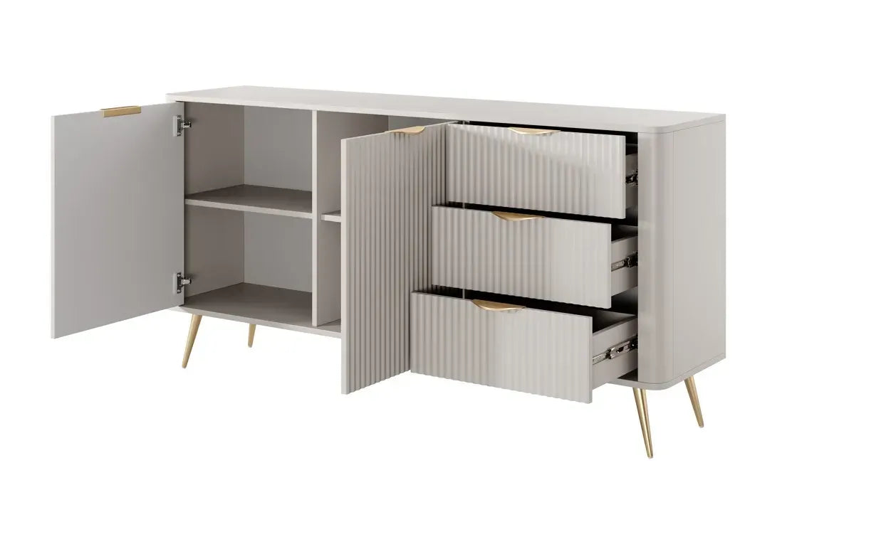 Kumode Lanti 163/81/38 cm bēšs - N1 Home
