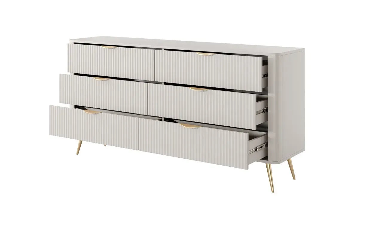 Kumode Lanti 163/81/38 cm bēšs - N1 Home
