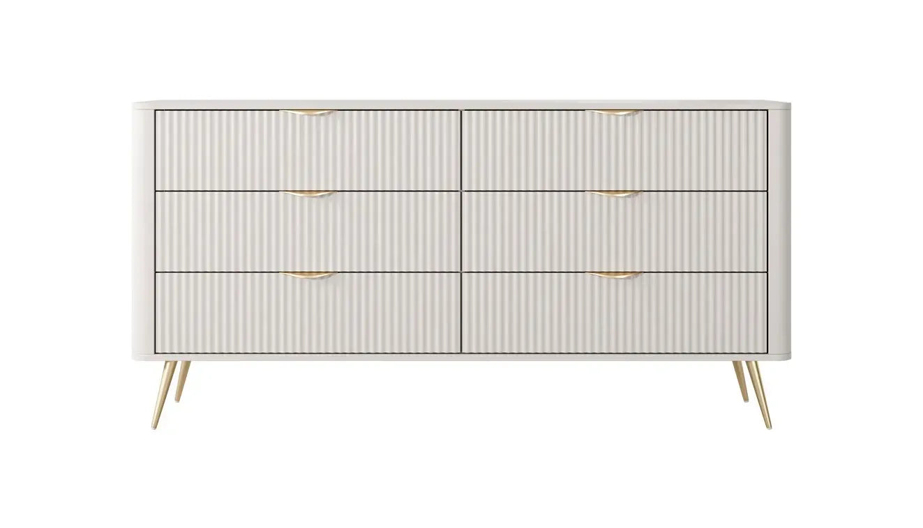 Kumode Lanti 163/81/38 cm bēšs - N1 Home