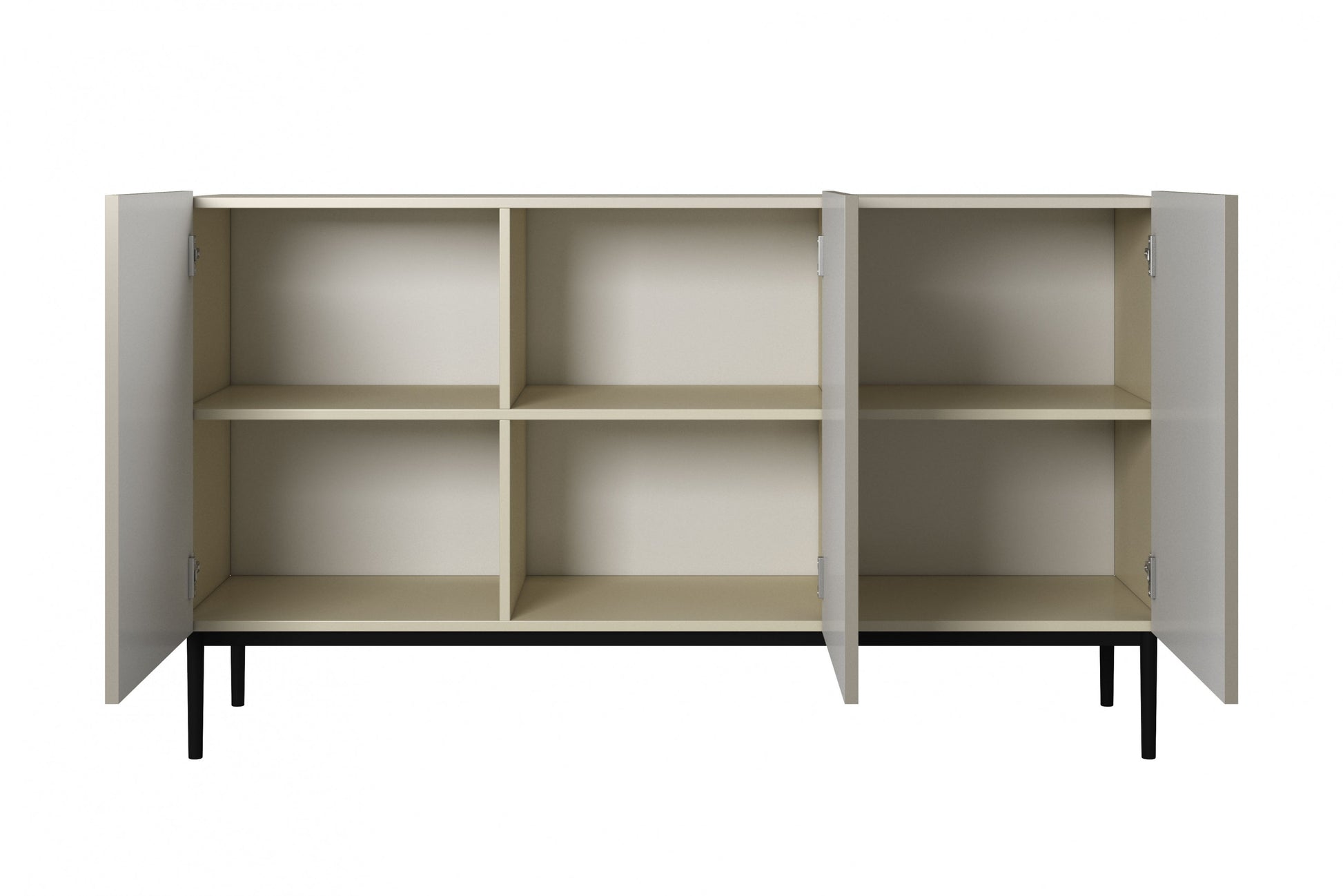 Kumode AUSTIN 150/85/45 cm kašmirs/melns kājas - N1 Home