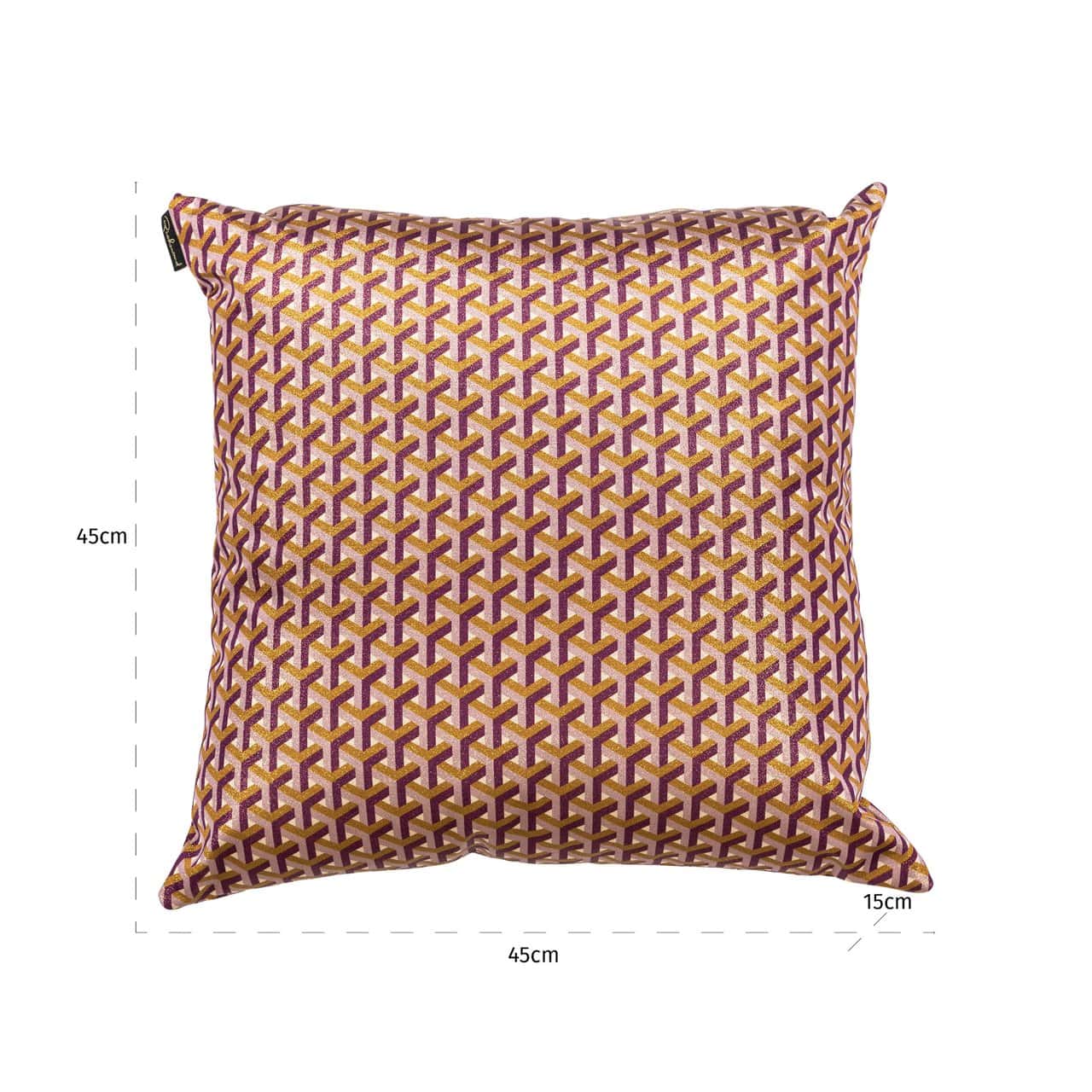 Spilvens Pommelin Richmond Interiors 45x45 cm dusty pink
