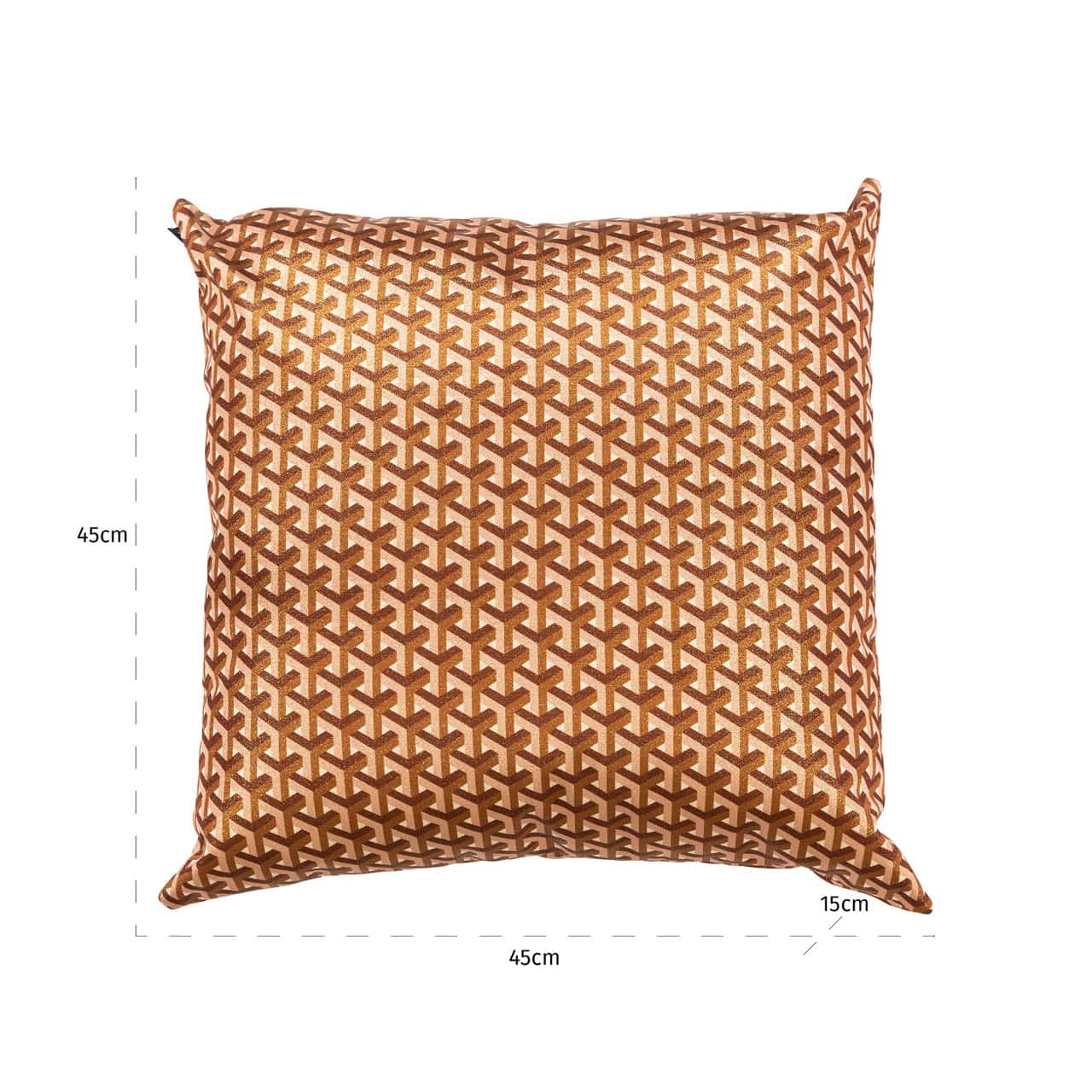Spilvens Phyllisia Richmond Interiors 45x45 cm brique donna