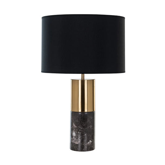 Galda lampa Richmond Interiors Nyo 63/40/40 cm melna - N1 Home