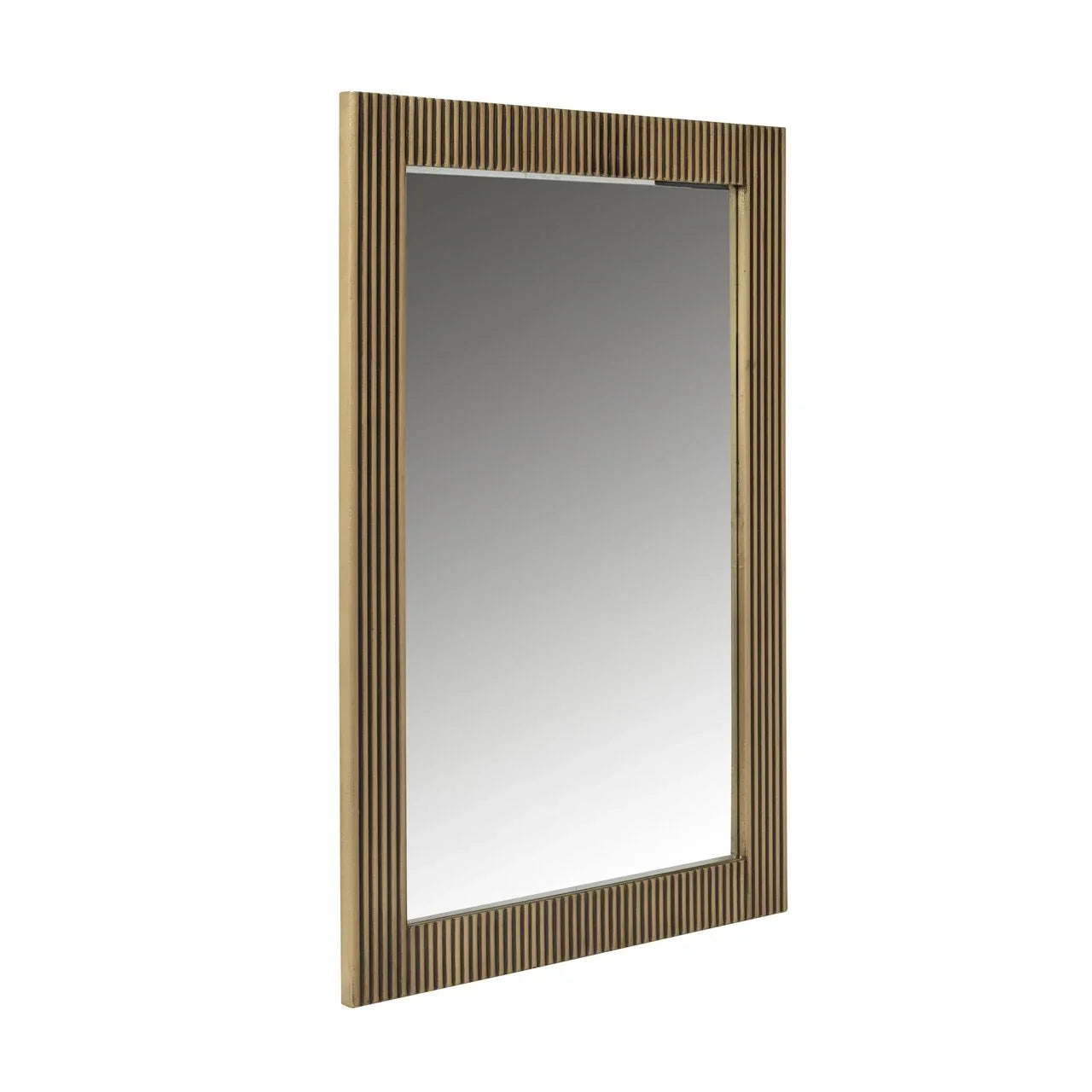 Spogulis Richmond Interiors Ironville rectangular 104/71/2,5 cm zelts - N1 Home