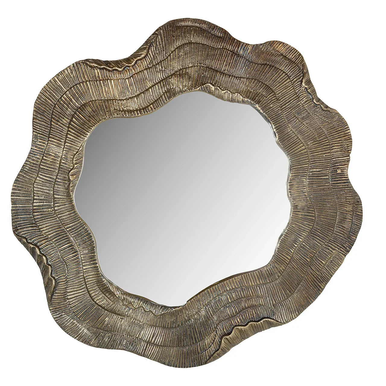 Spogulis Richmond Interiors Elia 90/90/5 cm zelts - N1 Home
