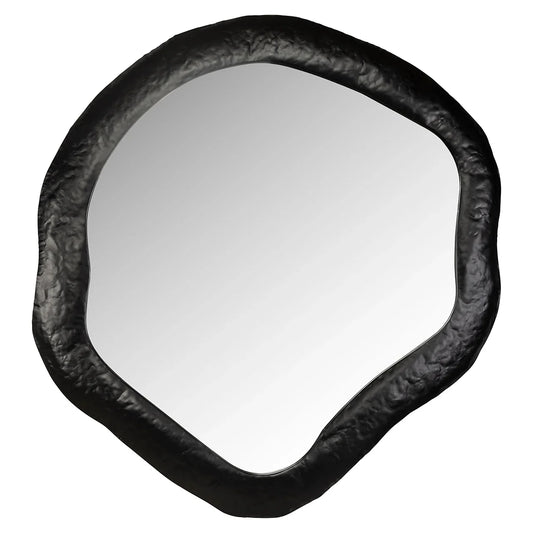 Spogulis Richmond Interiors Babet 115/112/3,5 cm melns - N1 Home
