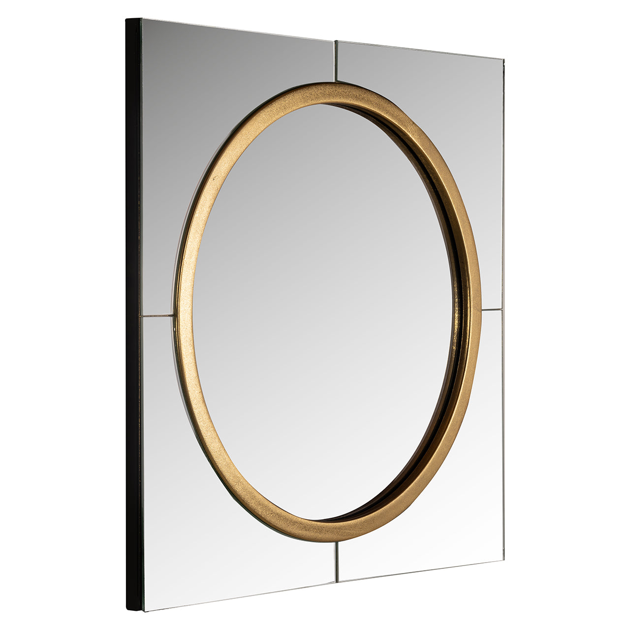 Spogulis Richmond Interiors Briana 51/51/2 cm zelts - N1 Home
