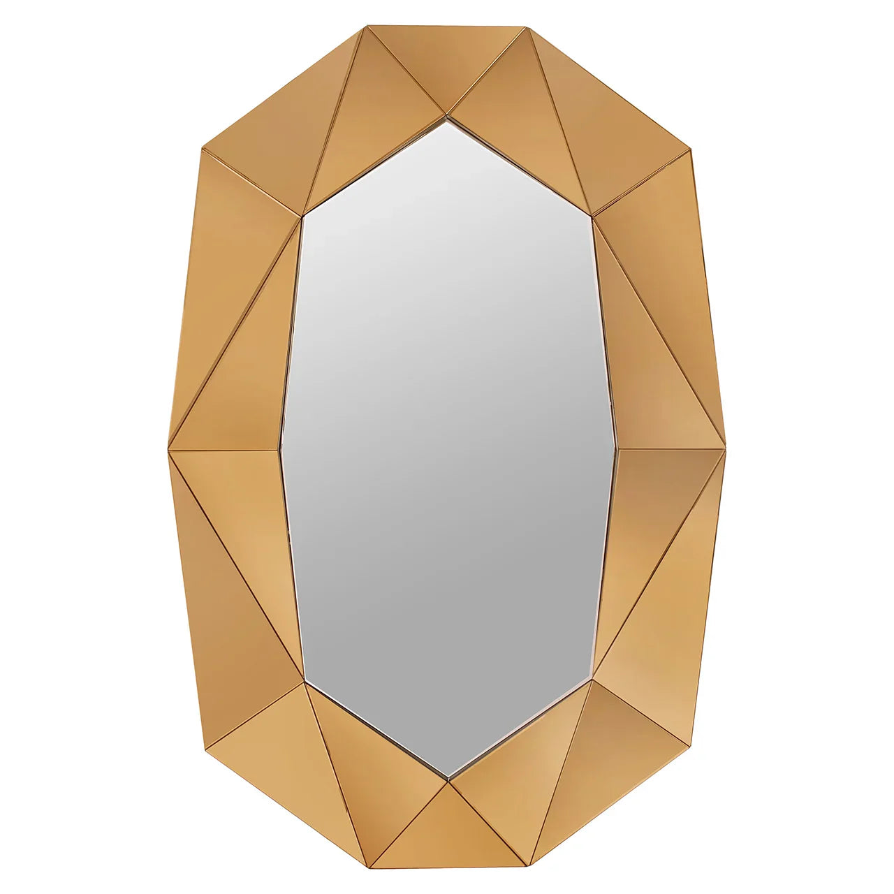 Spogulis Richmond Interiors Jaloe 120/80/4 cm zelts - N1 Home