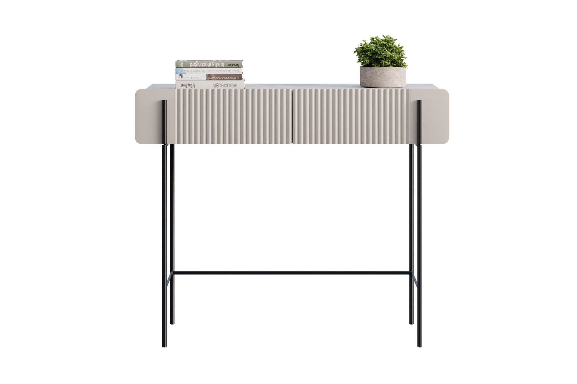 Konsole Dersi 100/85/42 cm kašmirs/melns - N1 Home