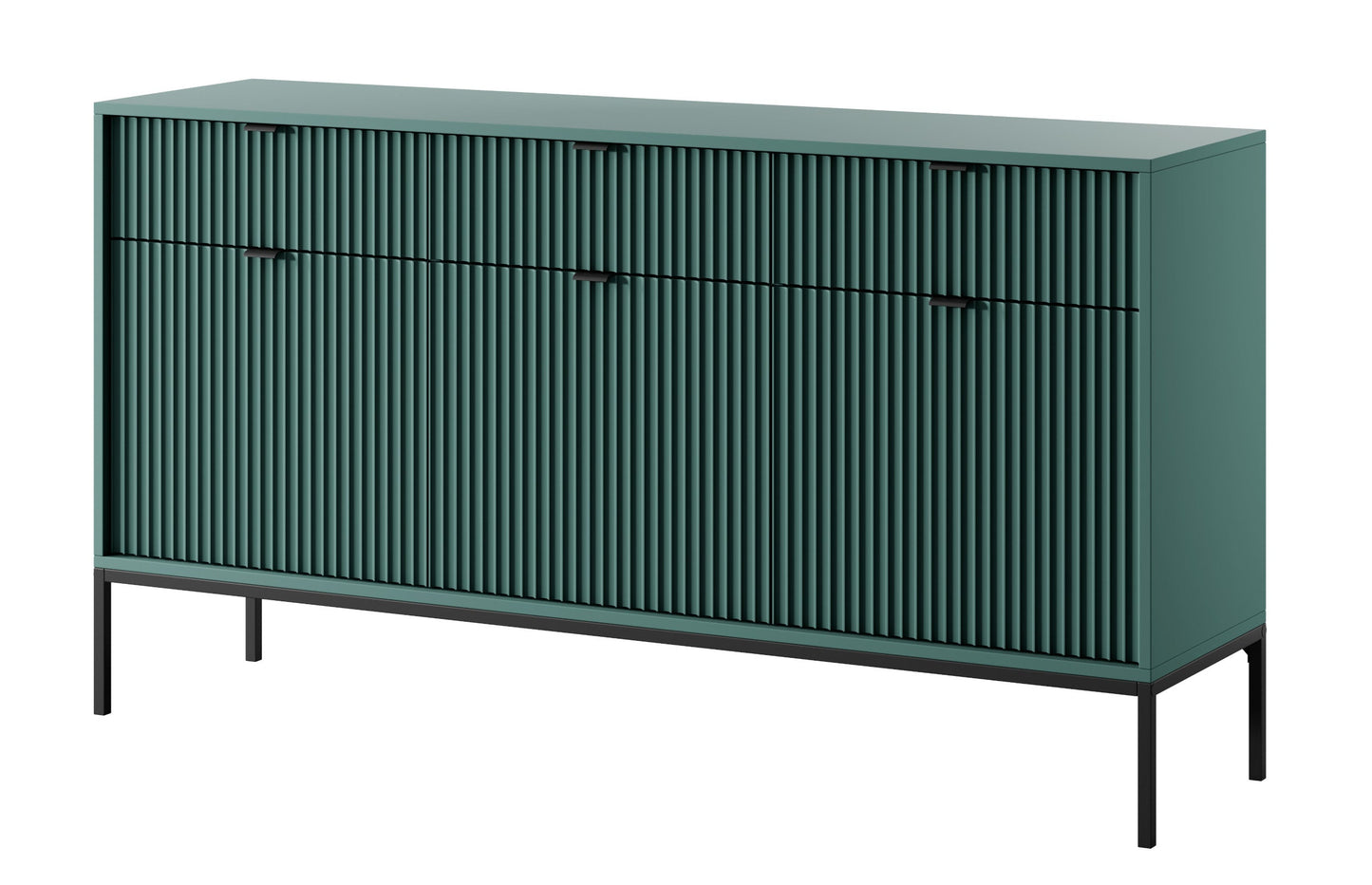 Kumode NV 154/83/39 cm olīves/melns