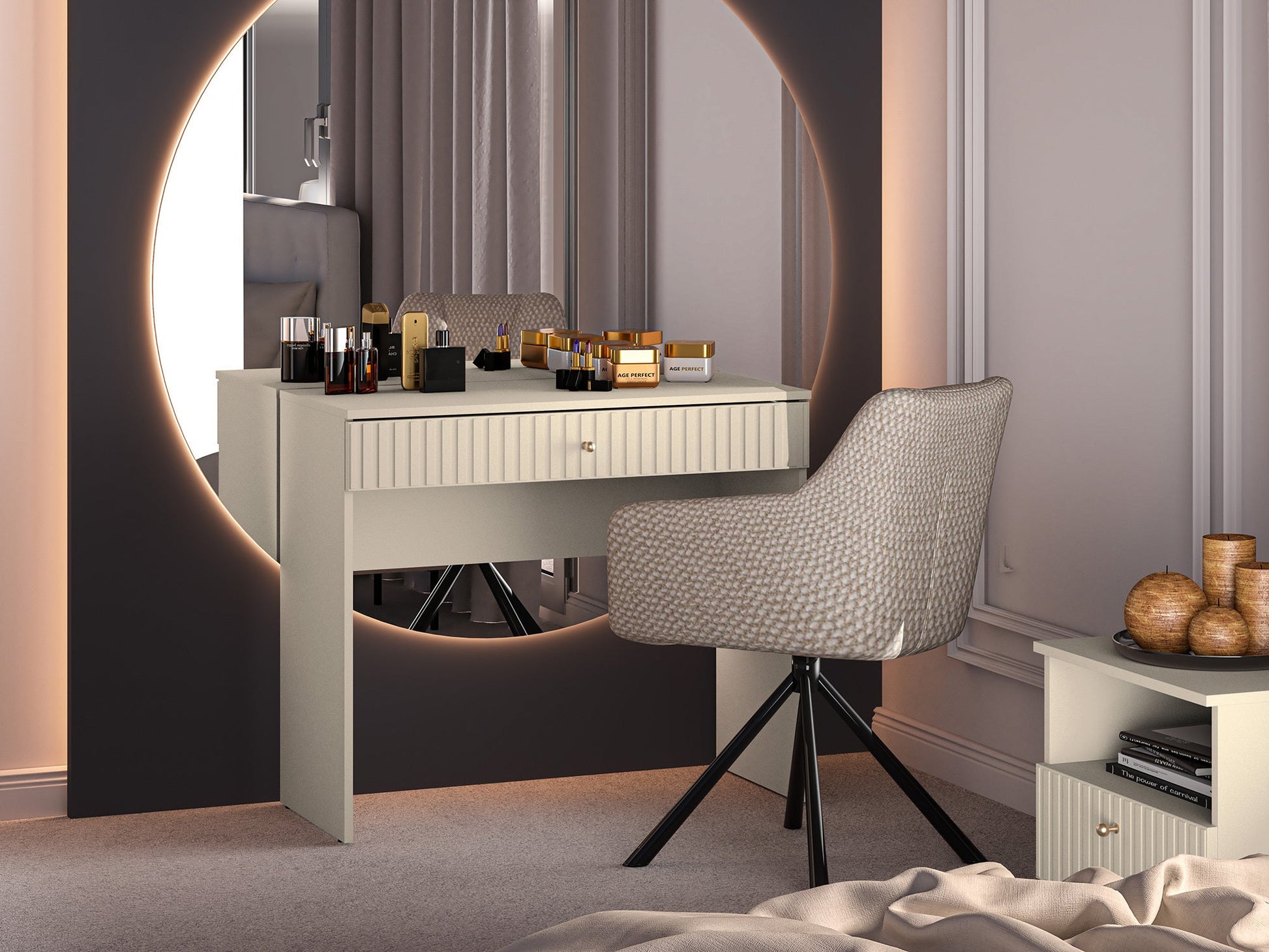 Konsole Galeto 78/92/40 cm bēšs - N1 Home