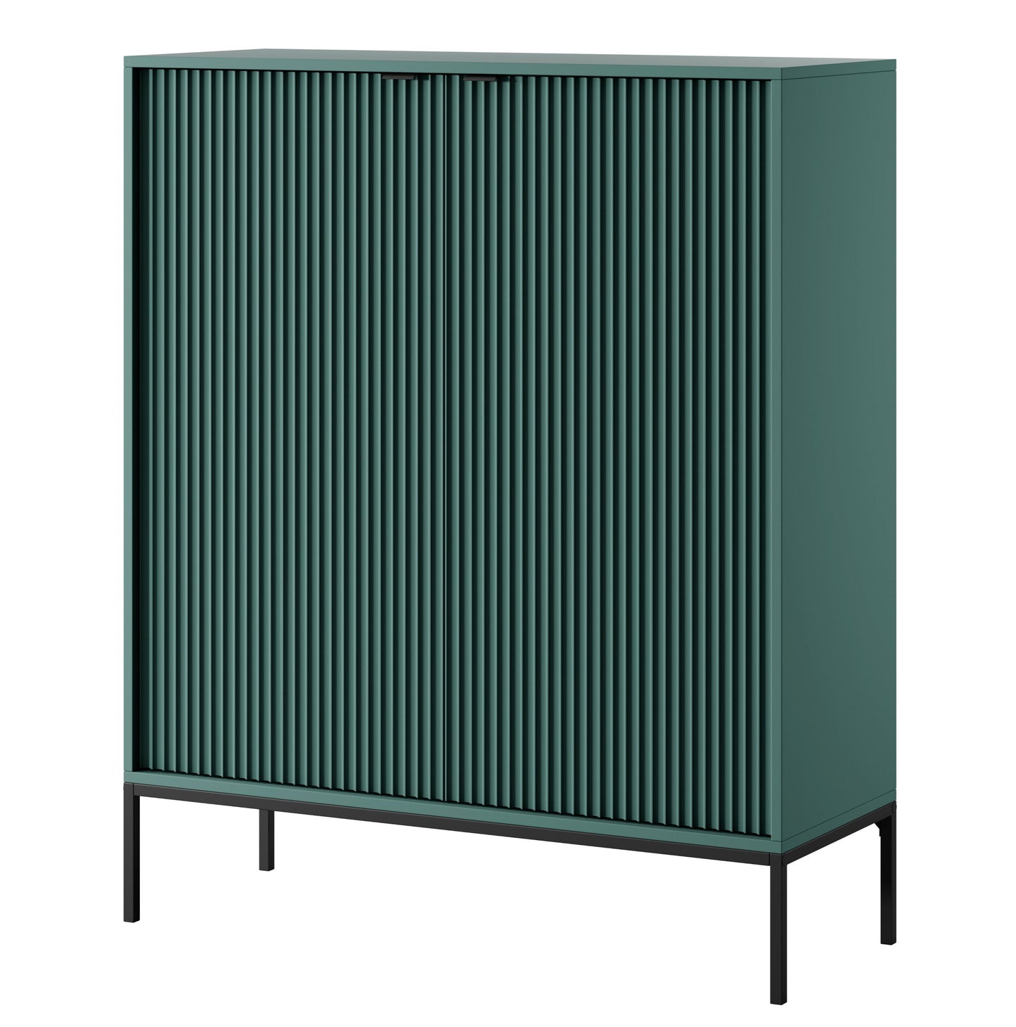 Kumode NV 104/125/39 cm olīves/melns