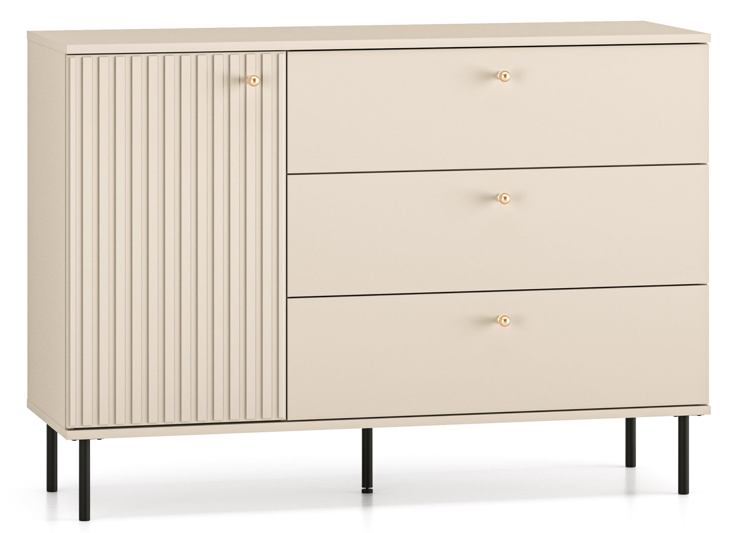 Kumode Galeto 85/120/40 cm bēšs - N1 Home