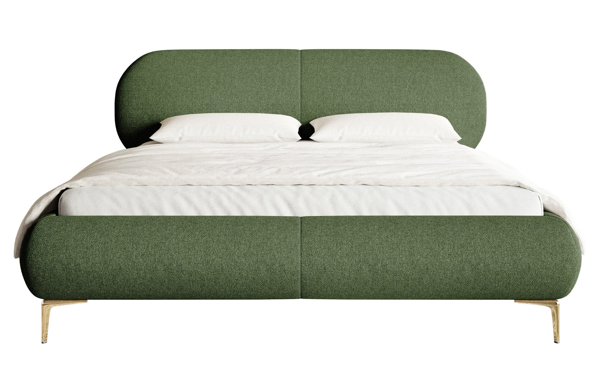 Gulta ar konteineru Valeo 140/160/180x 200 cm Toronto 13 (Lech), zelta kājas - N1 Home