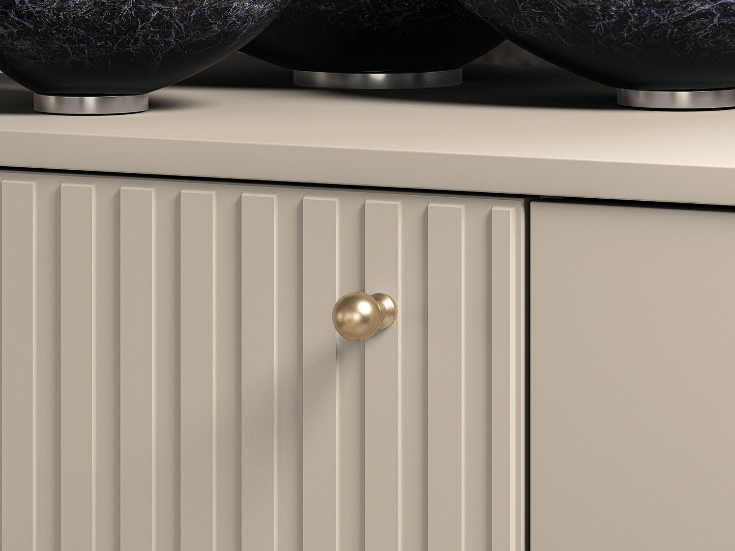 TV skapis Galeto 53/160/40 cm bēšš - N1 Home