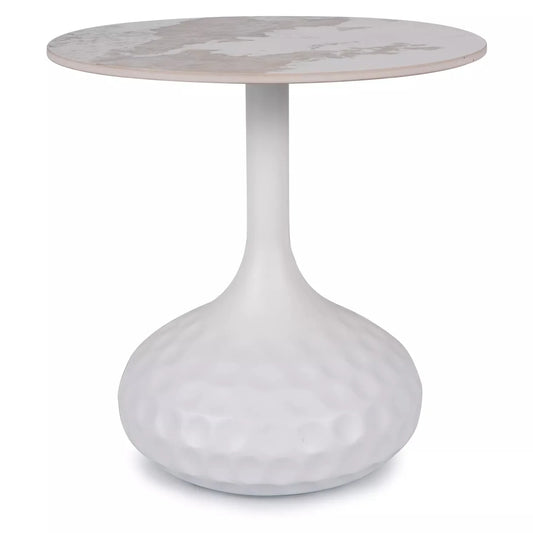 Kafijas galdiņš Sola 50/49 cm balts - N1 Home