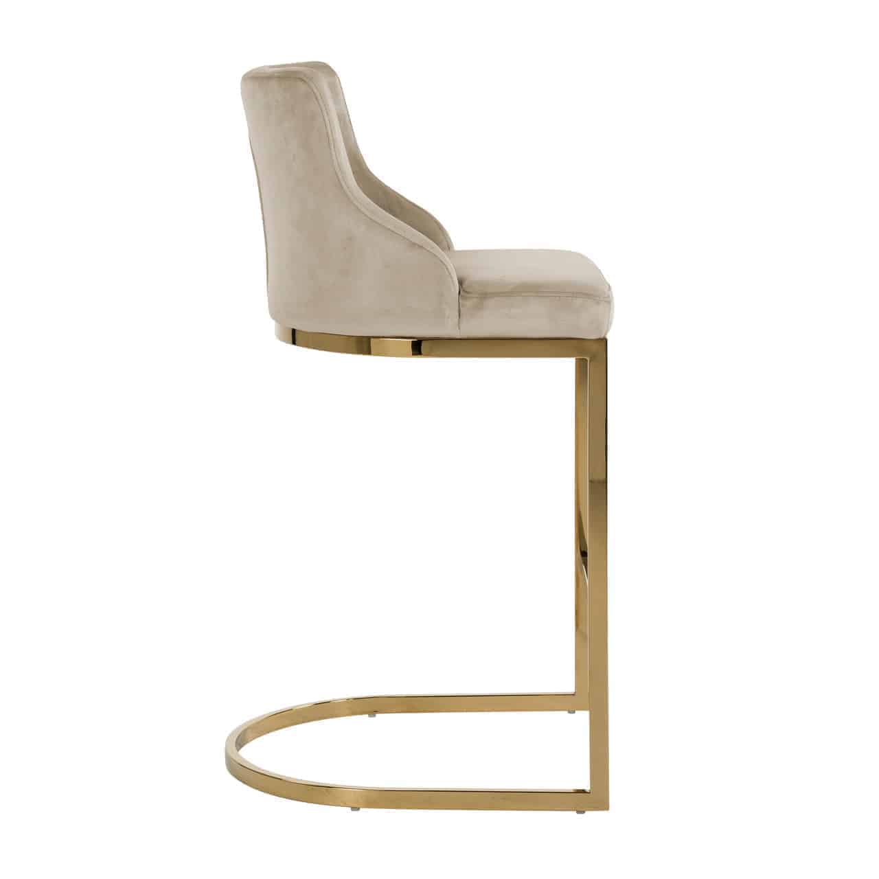 Bāra krēsls Bolton Richmond Interiors 103/48/49 cm Quartz Khaki 903 - N1 Home