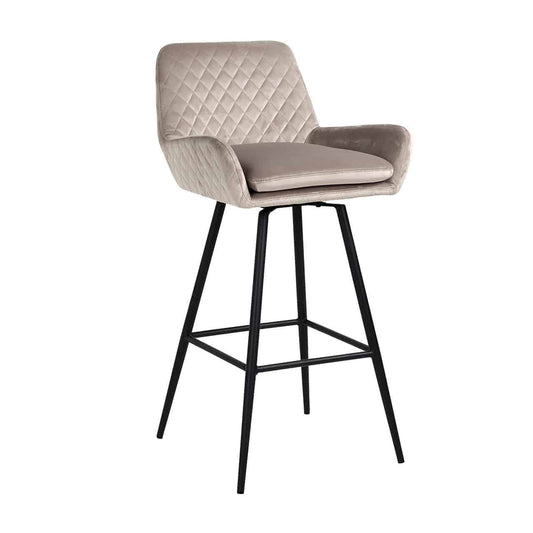Bāra krēsls Linsey Richmond Interiors 101/52/51 cm  Quartz Khaki 903 - N1 Home