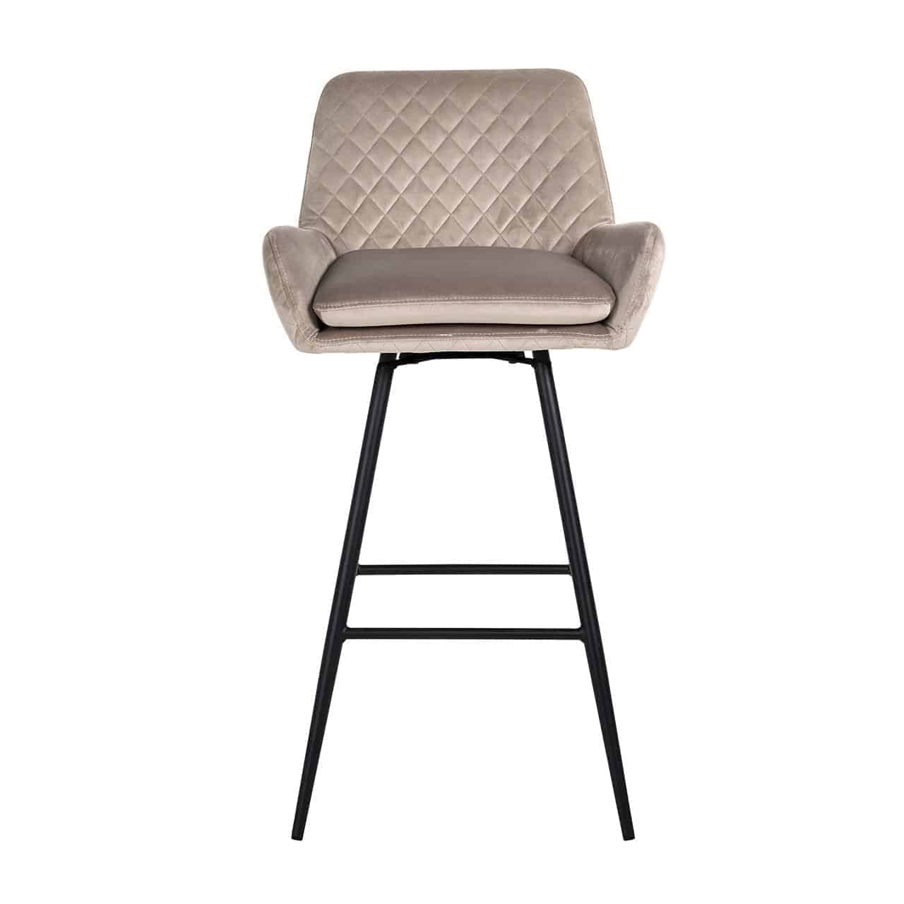 Bāra krēsls Linsey Richmond Interiors 101/52/51 cm  Quartz Khaki 903 - N1 Home