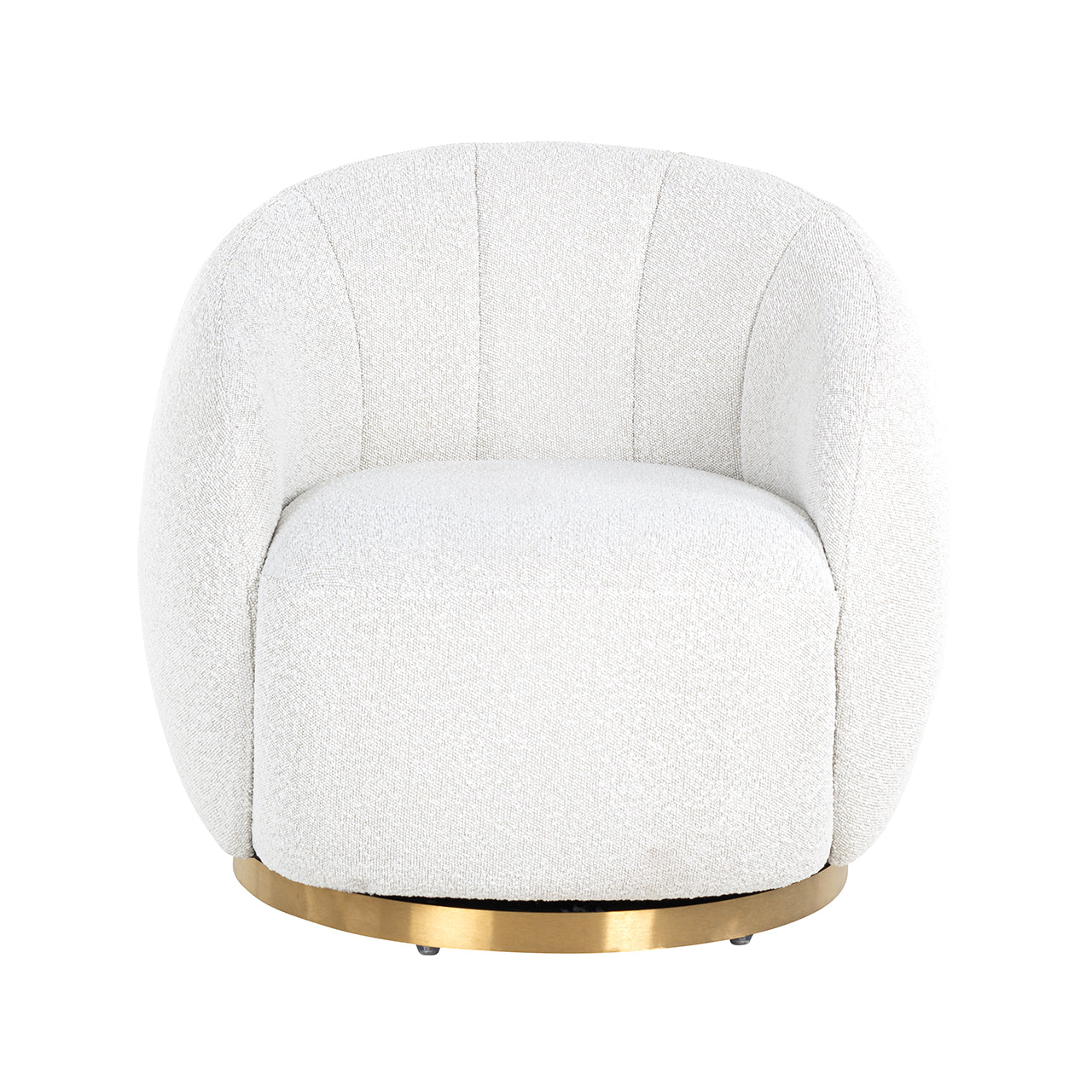 Grozāmais atpūtas krēsls Jago Richmond Interiors 75/80/80 cm Copenhagen 900 Bouclé White - N1 Home