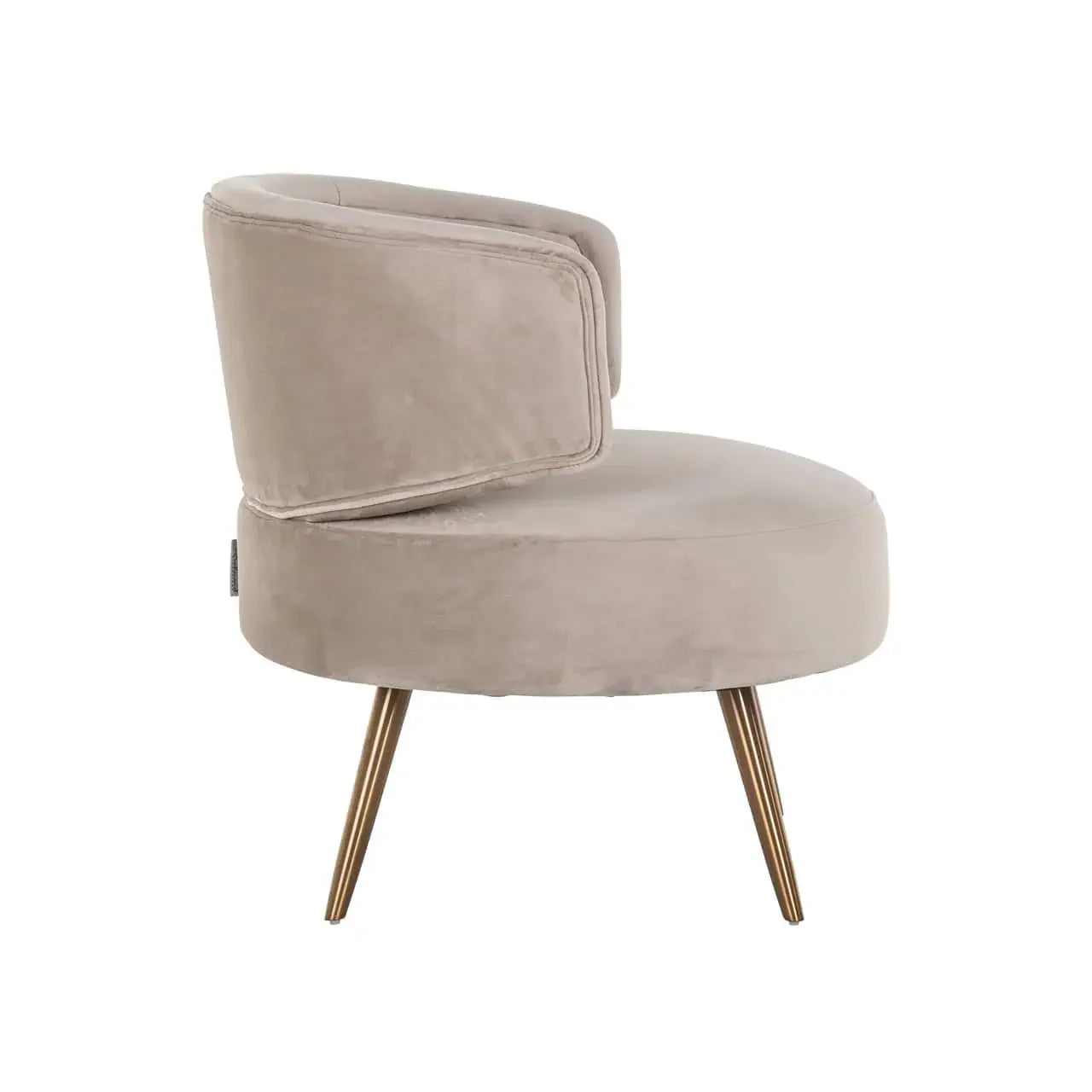 Krēsls Hazel Richmond Interiors 73/71/73 cm khaki velvet - N1 Home