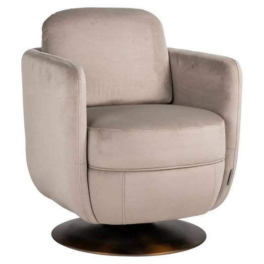 Krēsls Turner Richmond Interiors 87/72/77 cm khaki velvet - N1 Home