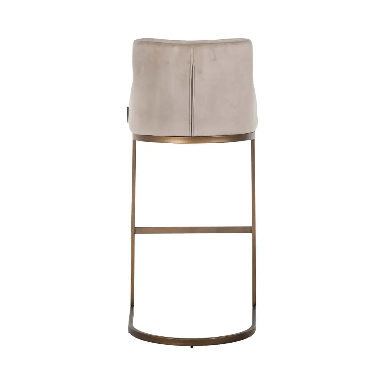 Bāra krēsls Bolton (Set of 2) Richmond Interiors 103/48/48 cm khaki velvet brushed gold - N1 Home