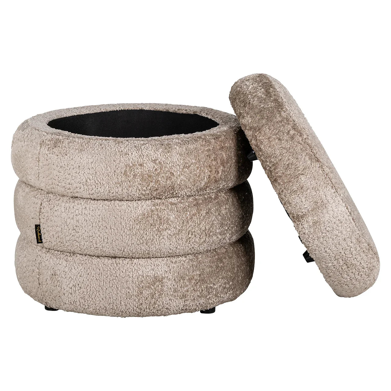 Pufs Adele Richmond Interiors 48/47/47 cm Sheep 01 nature - N1 Home
