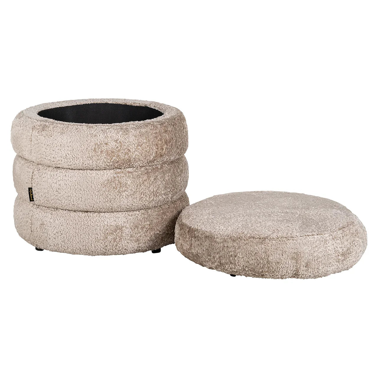 Pufs Adele Richmond Interiors 48/47/47 cm Sheep 01 nature - N1 Home