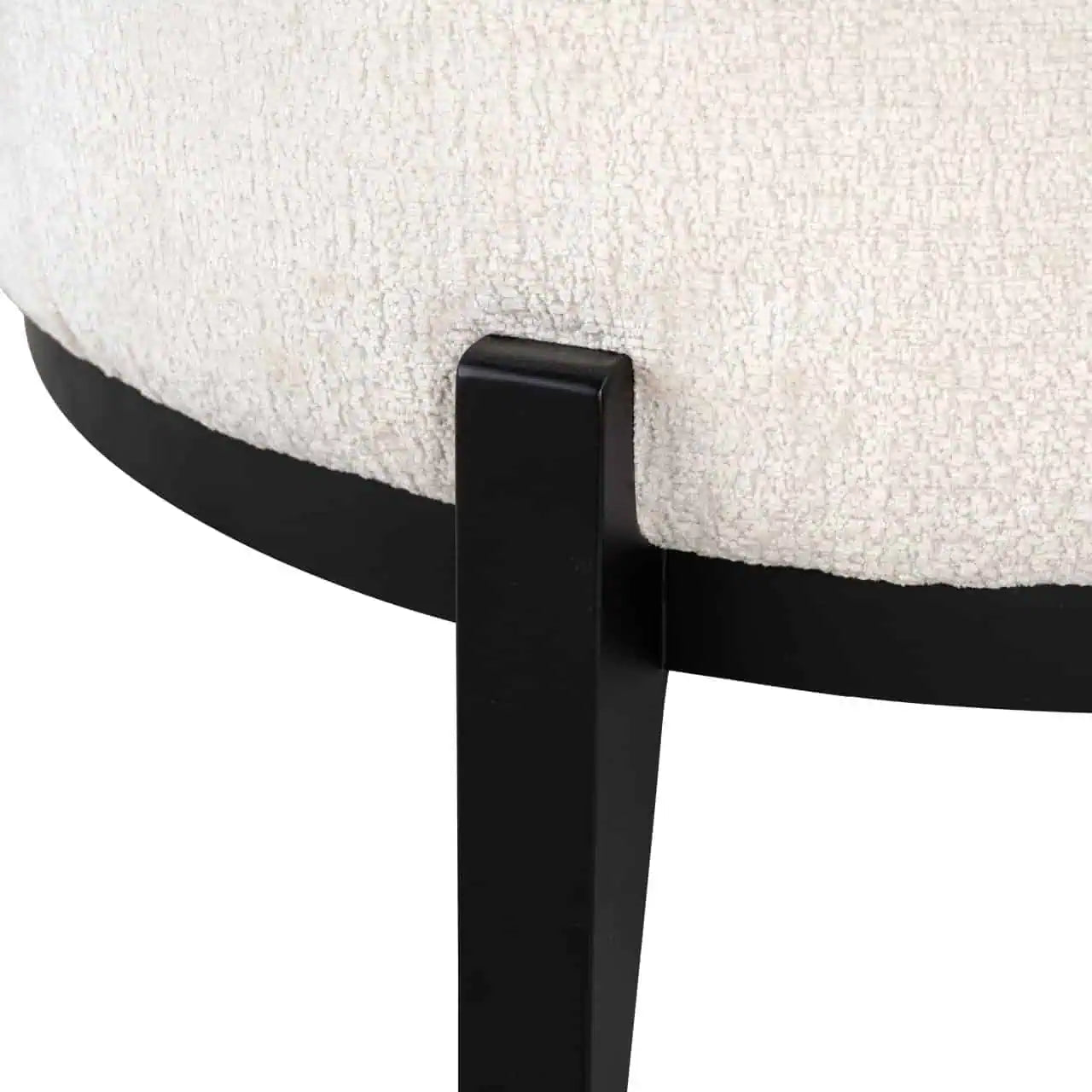 Krēsls Montana Richmond Interiors 75/88/84,5 cm  white chenille - N1 Home